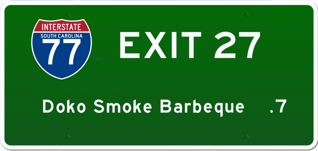 SC BBQ on I-77 at Exit 27