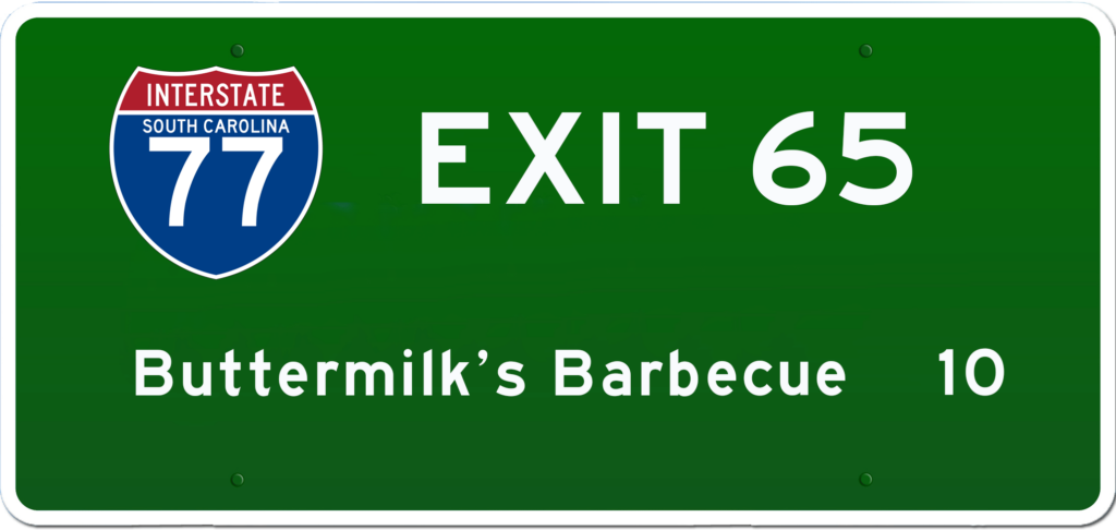 SC BBQ on I-77 at Exit 65