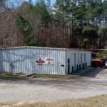 Exterior of Holmes BBQ in Great Falls, SC.