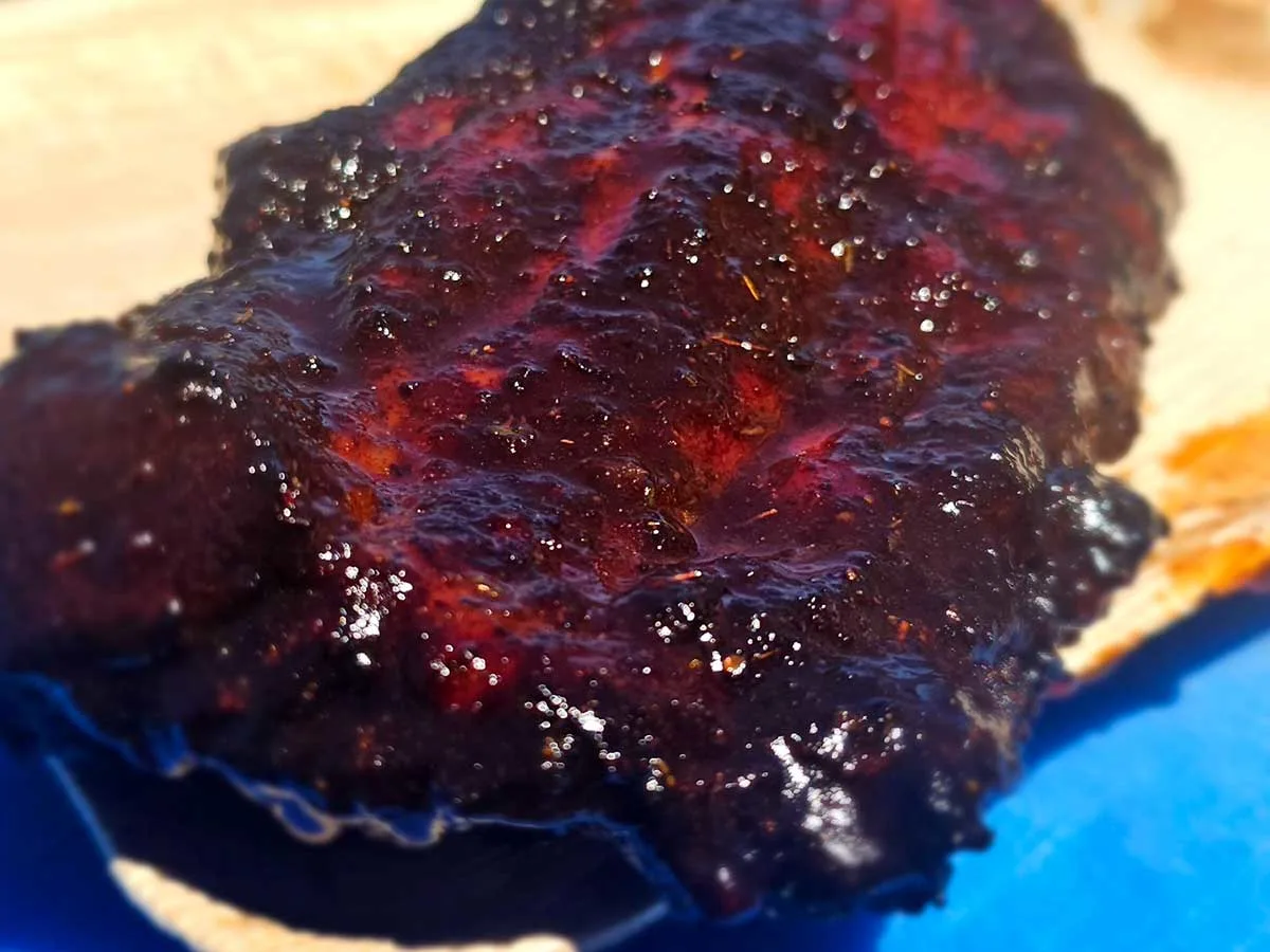 Glazed ribs from Roy’s Grille.