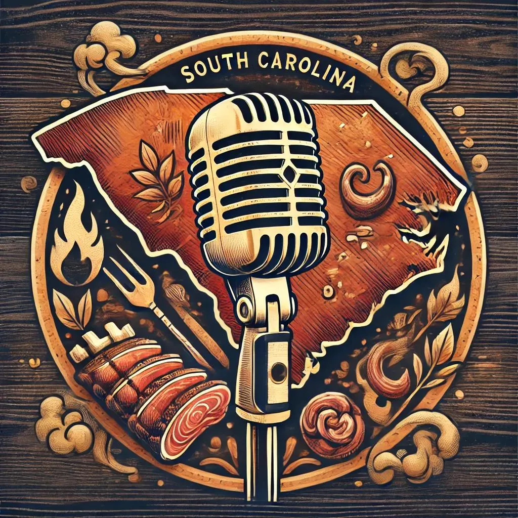 Destination BBQ podcast logo.