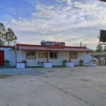 Exterior of Ward's BBQ in Manning.