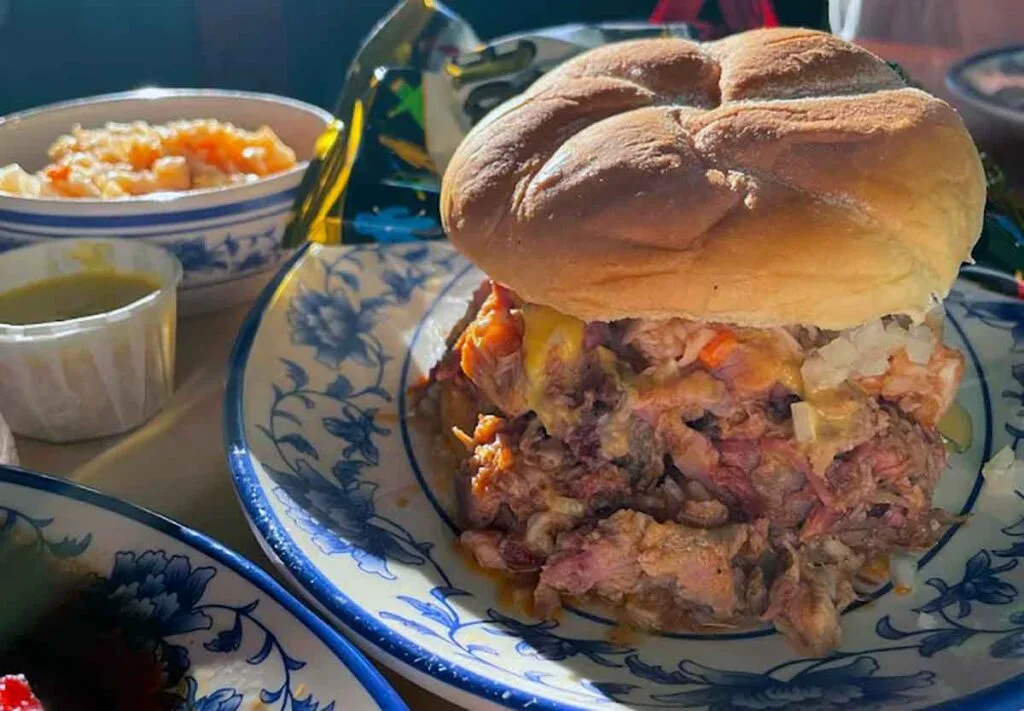 BBQ sandwich from King BBQ.