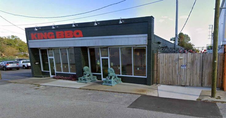 Exterior of King BBQ in N. Charleston.