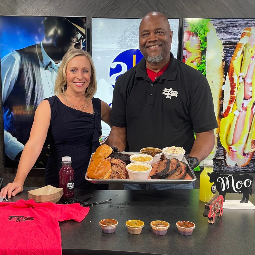 Graysen Walles owner of Moohogz Craft BBQ appears on Access Carolina.