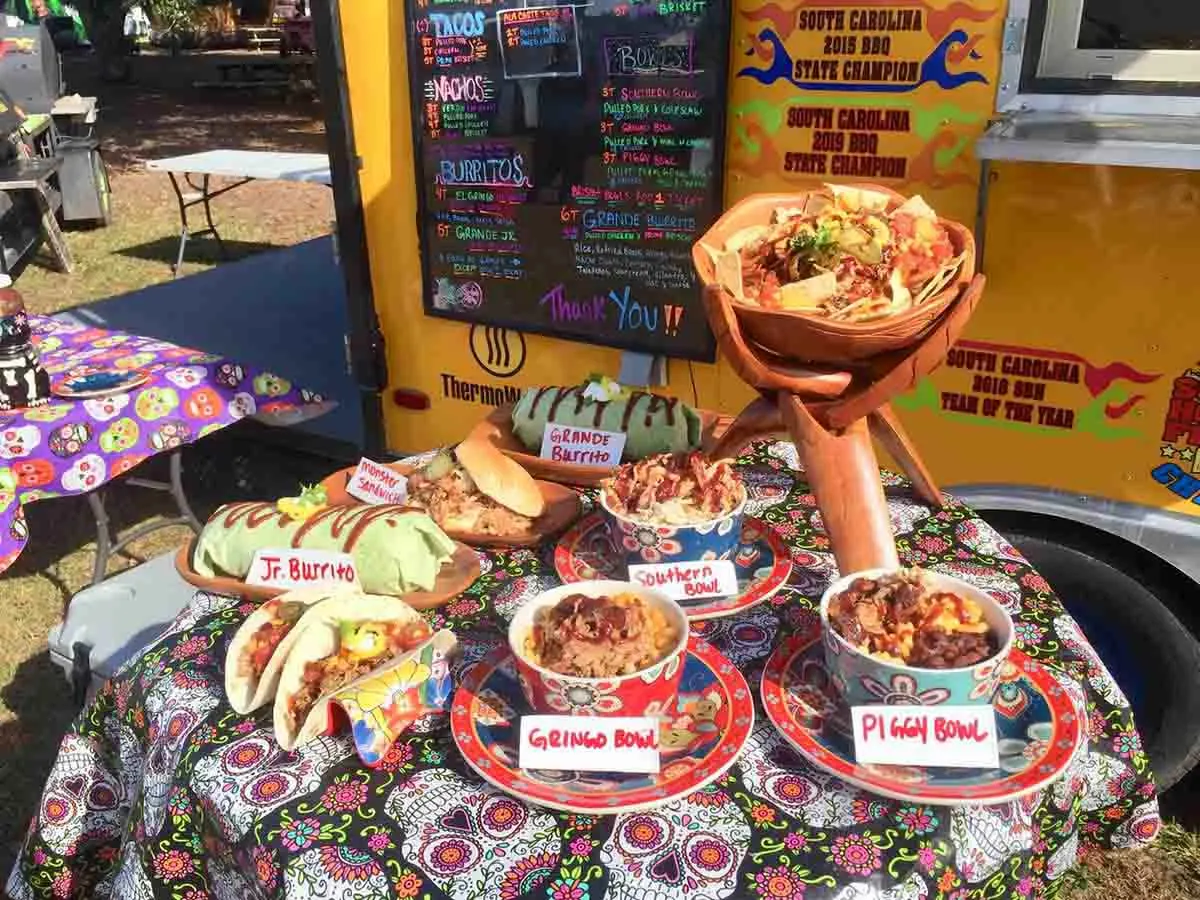 The variety of Tex Mex offerings at Smokin' Gringo's.