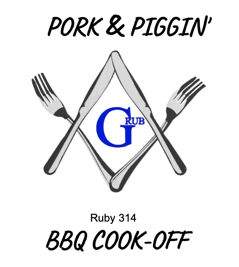 Logo for Pork & Piggin's BBQ Cook-off in Cheraw, SC.