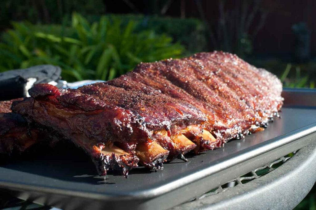 St. Louis Style Ribs, fully cooked. 
