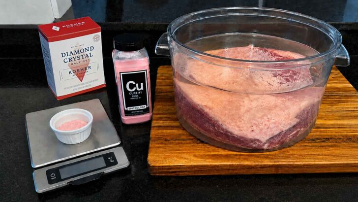 Pastrami Brine: Salt, Cure #1, and Time