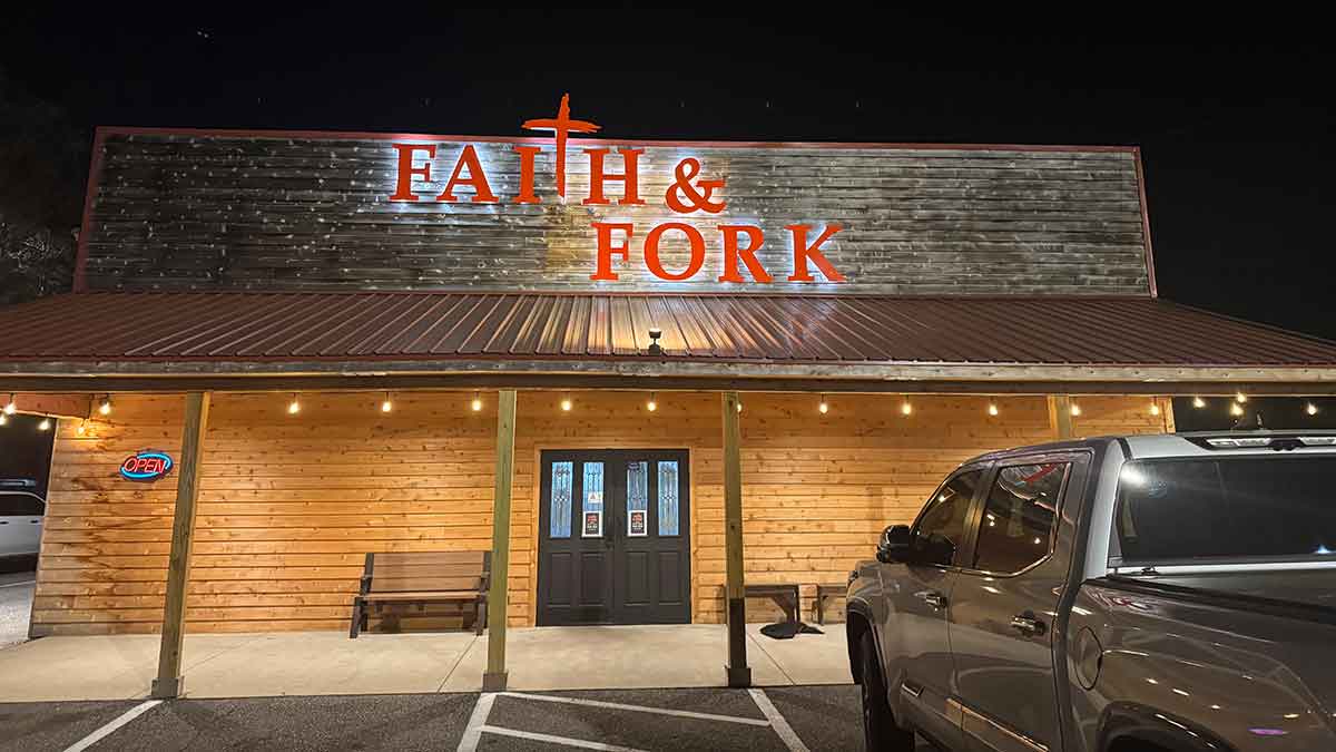 Street view image of Faith & Fork in Anderson, SC.