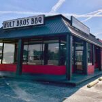 Street view of Holt Bros. BBQ in Hartsville, SC.