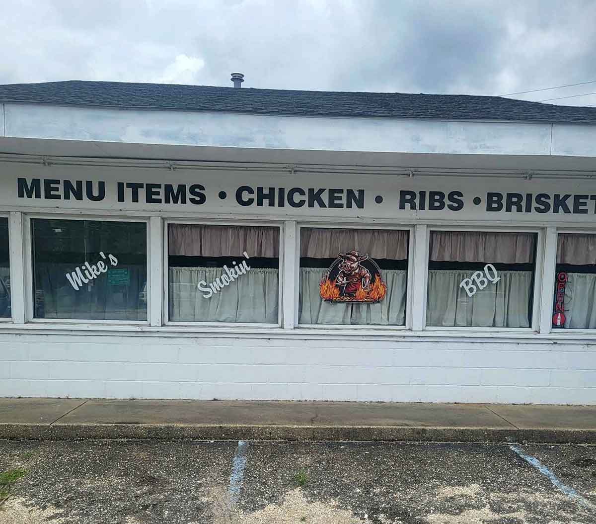 Street view image of Mike's Smoking' BBQ in Bishopville.