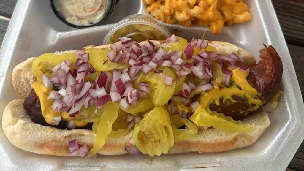 The Oorah Devil Dog from Mother Smokin' Good BBQ.