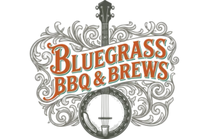 Logo for the Bluegrass, BBQ & Brews at Magnolia event.