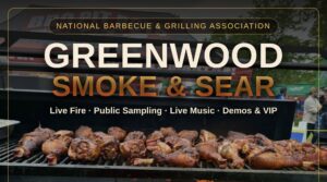 Greenwood Smoke & Sear logo.