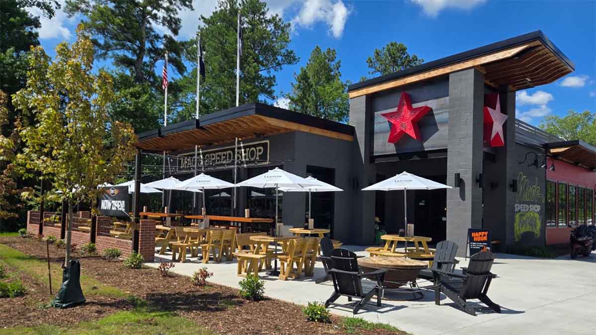 Exterior of Mac’s Speed Shop in Fort Mill.