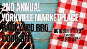 Yorkville Marketplace BBQ Cook-off logo.